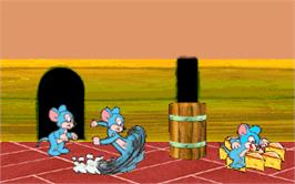 In game image of Mouse Attack on the Arcade.