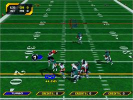 In game image of NFL Blitz 2000 Gold Edition on the Arcade.