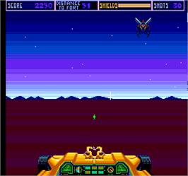 In game image of Night Stocker on the Arcade.