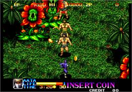 In game image of Ninja Commando on the Arcade.