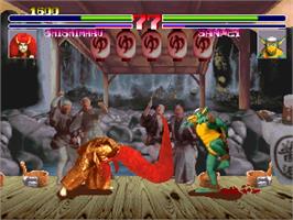 In game image of Oedo Fight on the Arcade.