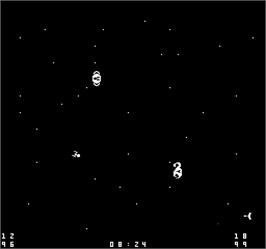 In game image of Orbit on the Arcade.