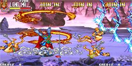 In game image of Oriental Legend / Xi You Shi E Zhuan on the Arcade.