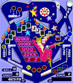 In game image of Pinball Action on the Arcade.