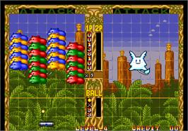 In game image of Pop 'n Bounce / Gapporin on the Arcade.