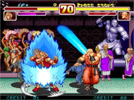 In game image of Power Instinct 2 on the Arcade.