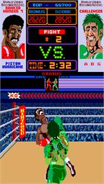 In game image of Punch-Out!! on the Arcade.
