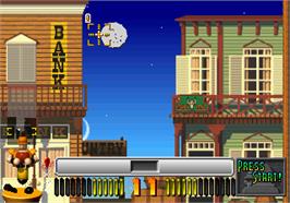 In game image of Puzzle & Action: Sando-R on the Arcade.