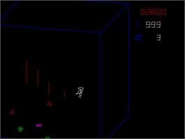 In game image of QB-3 on the Arcade.