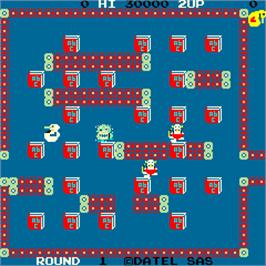 In game image of Rock Duck on the Arcade.