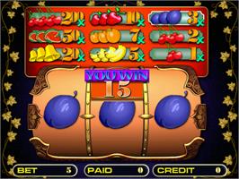 In game image of Roll Fruit on the Arcade.