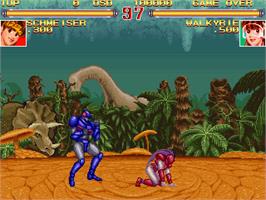In game image of Schmeiser Robo on the Arcade.