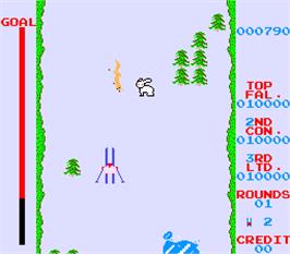In game image of Silver Land on the Arcade.