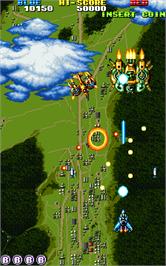 In game image of Sky Alert on the Arcade.