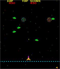 In game image of Space Battle on the Arcade.