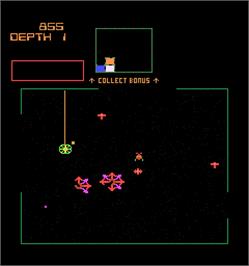 In game image of Space Dungeon on the Arcade.