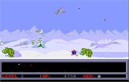 In game image of Space Ranger on the Arcade.