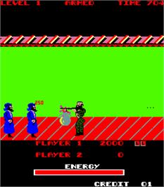 In game image of Special Forces II on the Arcade.