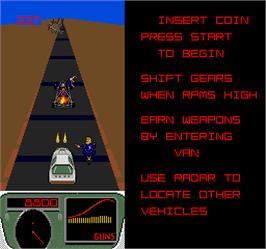 In game image of Spy Hunter 2 on the Arcade.
