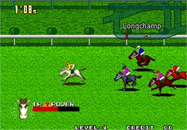 In game image of Stakes Winner 2 on the Arcade.