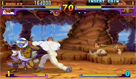 In game image of Street Fighter III: New Generation on the Arcade.