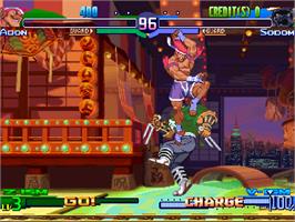 In game image of Street Fighter Zero 3 Upper on the Arcade.