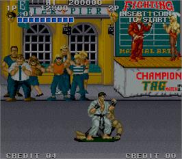 In game image of Street Smart on the Arcade.