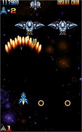 In game image of Super-X on the Arcade.