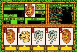 In game image of Super Gran Safari on the Arcade.
