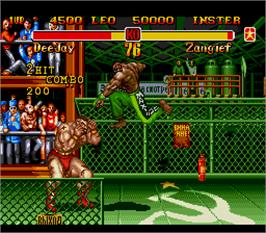 In game image of Super Street Fighter II - The New Challengers on the Arcade.