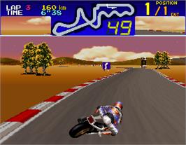 In game image of Suzuka 8 Hours on the Arcade.