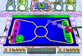 In game image of Taisen Tanto-R Sashissu!! on the Arcade.