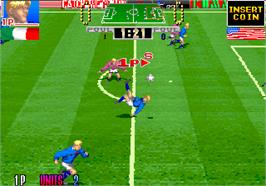In game image of Taito Cup Finals on the Arcade.