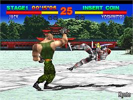 In game image of Tekken on the Arcade.