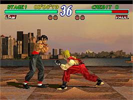 In game image of Tekken 2 on the Arcade.