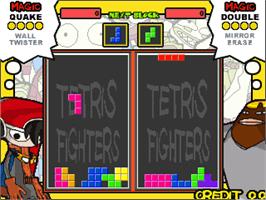 In game image of Tetris Fighters on the Arcade.