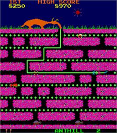 In game image of The Anteater on the Arcade.