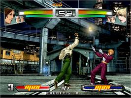 In game image of The King of Fighters Neowave on the Arcade.