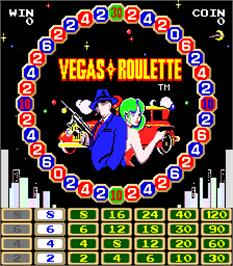 In game image of Vegas Roulette on the Arcade.