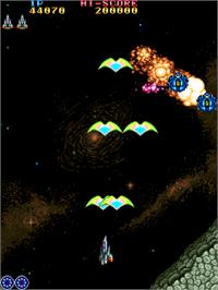 In game image of Vimana on the Arcade.