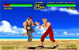 In game image of Virtua Fighter Remix on the Arcade.