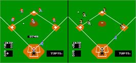 In game image of Vs. BaseBall on the Arcade.