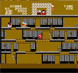 In game image of Vs. Ninja Jajamaru Kun on the Arcade.