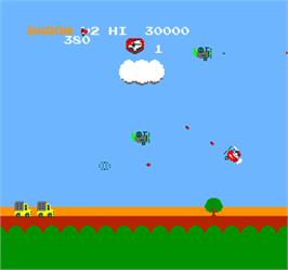 In game image of Vs. Super SkyKid on the Arcade.