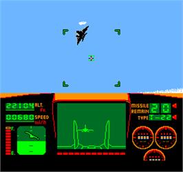In game image of Vs. Top Gun on the Arcade.