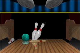 In game image of World Class Bowling Tournament on the Arcade.
