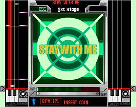 In game image of beatmania CORE REMIX on the Arcade.