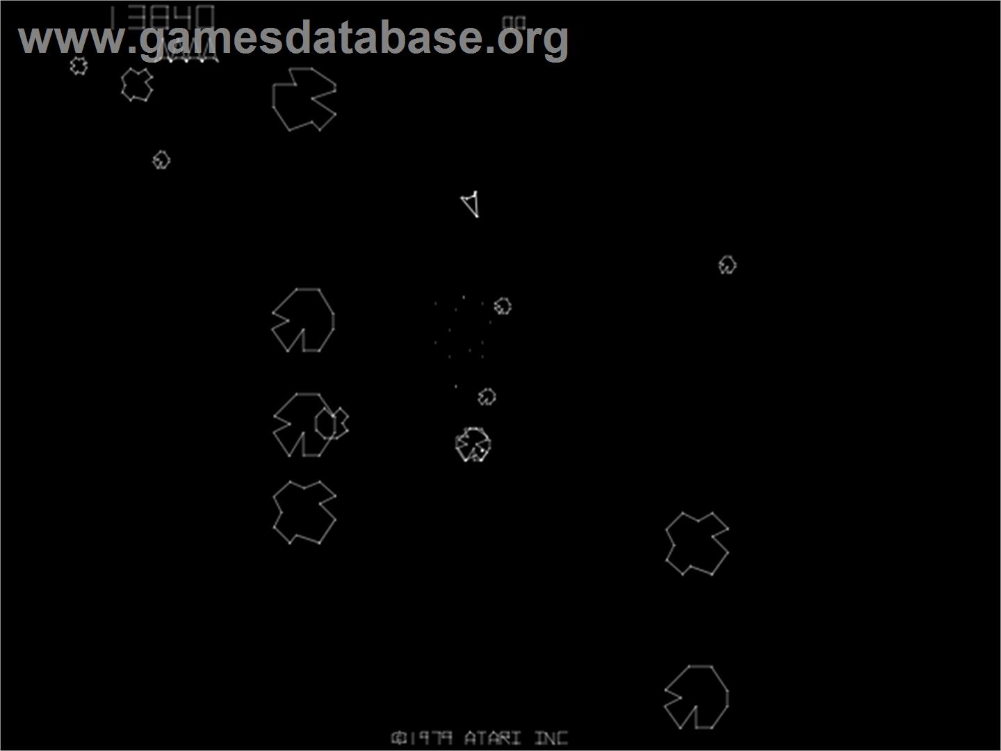Asteroids - Arcade - Artwork - In Game