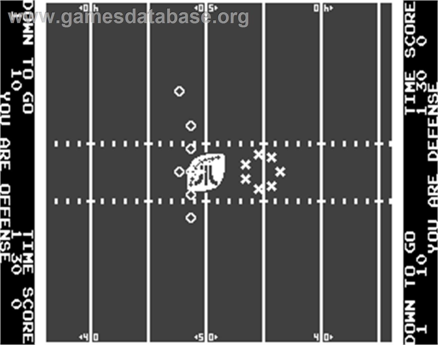 Atari Football - Arcade - Artwork - In Game