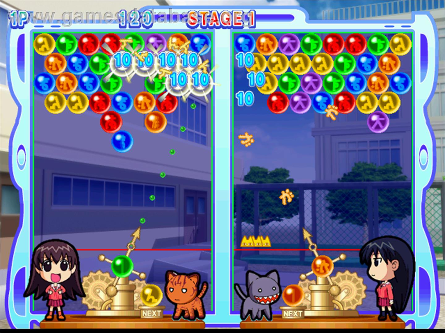 Azumanga Daioh Puzzle Bobble - Arcade - Artwork - In Game